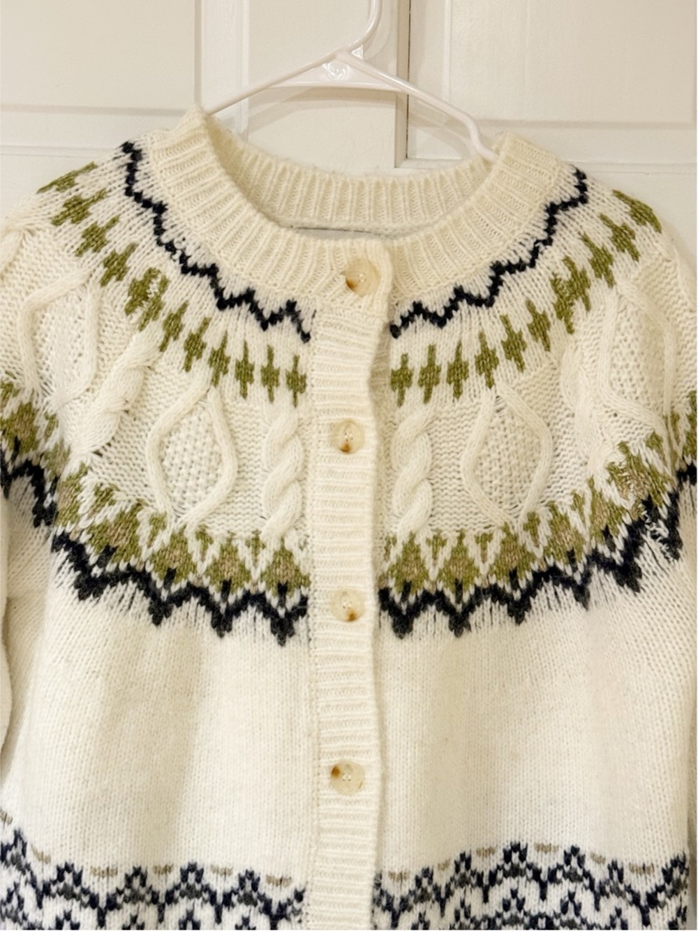 Fifteen Twenty Astrid Fair Isle Cardigan M - Picture 8 of 14